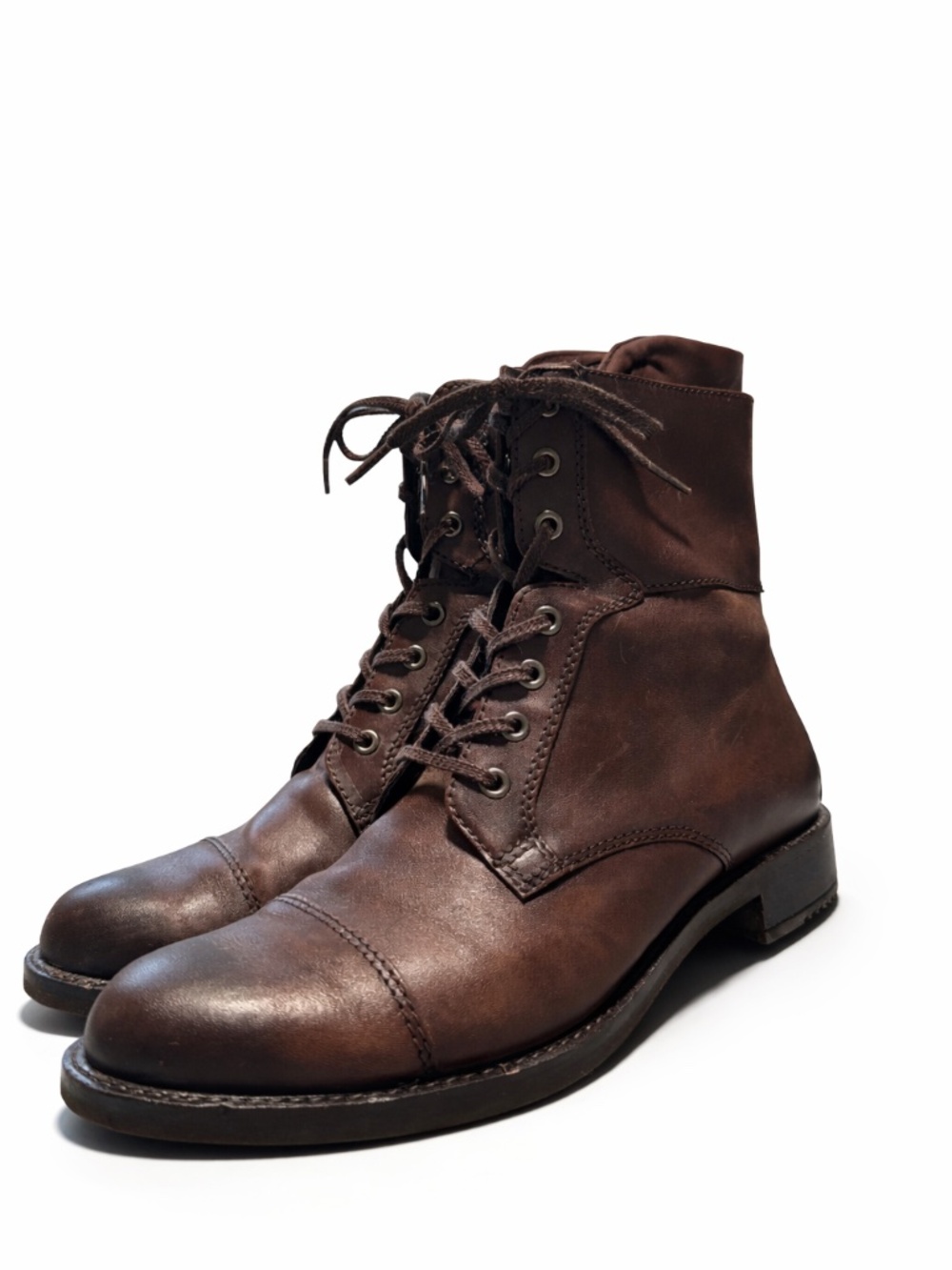 ECCO Sartorelle 25 Leather Combat Boots – Women’s Size 41 (US 10–10.5)